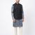 A loyal textured art silk sequin & chevron embroidered bandhgala festive nehru jacket for men