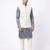 A loyal textured art silk sequin & chevron embroidered bandhgala festive nehru jacket for men
