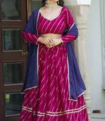 Graceful Pink Faux Georgette Embroidery Sequins, Thread Work With Lace Indian Latest Design lehenga choli