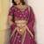 lovely Regal Pink Chinon Silk Embroidery Zari, Sequins  Work Indian Latest Designer lehenga choli
