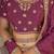 lovely Regal Pink Chinon Silk Embroidery Zari, Sequins  Work Indian Latest Designer lehenga choli
