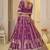 lovely Regal Pink Chinon Silk Embroidery Zari, Sequins  Work Indian Latest Designer lehenga choli
