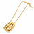 Anti-Tarnish Golden BB Pendant Neck Chain – Chic, Minimalist & Timeless Statement Jewellery for Everyday Elegance