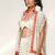 Cruise blue and ivory embroidered organza and georgette sharara and kaftan shirt set