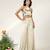 Ivory embroidered organza georgette sharara set
