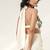 Ivory embroidered organza georgette sharara set