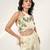 Ivory embroidered organza georgette sharara set