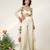 Ivory embroidered organza  georgette jacket sharara set