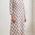 Pink white hand block printed  pure cotton kurti