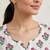 Pink white hand block printed  pure cotton kurti