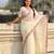 Women's embroidery pure crush designer saree with blouse