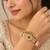 rajwadi bracelet meenakari gold-tone bracelet