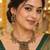 green pendant antique gold heritage necklace set