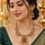 multicolor antique gold heritage necklace set
