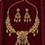multicolor antique gold heritage necklace set