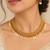multilayer gold beaded necklace set