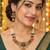 antique gold square heritage jewellery set