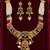 antique gold square heritage jewellery set