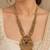 gold long necklace set