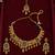 copper hathi  green heritage necklace set