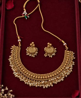copper maharashtrian choker set 2
