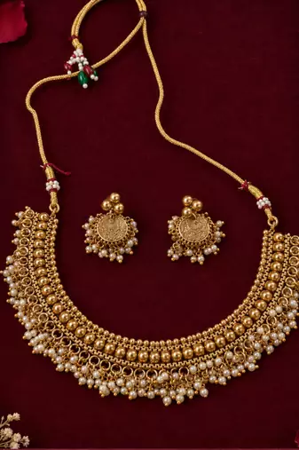 copper maharashtrian choker set