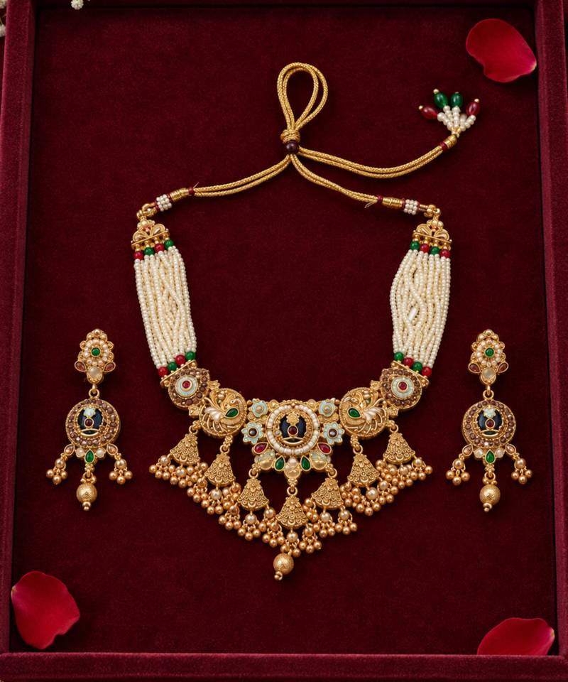 gold-tone heritage necklace set