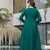  Chinon Embroidery Work Flared Shape Anarkali Pant and Dupatta Set