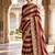 Multicolor silk embroidered saree withsequins work