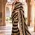 Multicolor silk embroidered saree withsequins work