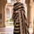 Multicolor silk embroidered saree withsequins work