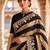 Multicolor silk embroidered saree withsequins work