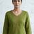 Green cotton hand embroidery kurta set