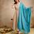 Cream chanderi embroidered