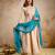 Cream chanderi embroidered