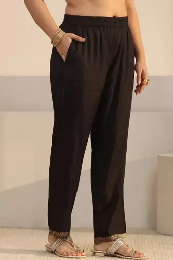Women ethnic motifs regular kurta with trousers & with dupatta
