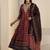 Women ethnic motifs printed regular kurta with trousers & with dupatta