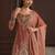Women ethnic motifs embroidered regular kurta with palazzos & with dupatta