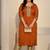 Women embroidered thread work kurta