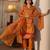 Women floral printed regular kurta with trousers & with dupatta