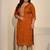 Women embroidered thread work kurta