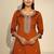 Women embroidered thread work kurta