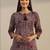 Women printed regular kurta with trousers & with dupatta