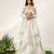 Cruise Blue And Ivory Embroidered Organza Cotton Lehenga Set