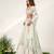 Cruise Blue And Ivory Embroidered Organza Cotton Lehenga Set