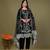 Black Color Velvet Kurta Set Embroidery Wedding Wear Suit Set With Dupatta