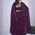 designer purple heavy handwork zarkan embroidery silk blend saree