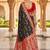 designer black zari weaving meenakari tassel pallu work silk blend saree