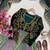 Multicolor velvet designer anarkali gown