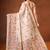 Womens elegant cream cotton silk saree with golden zari border, pallu with blouse